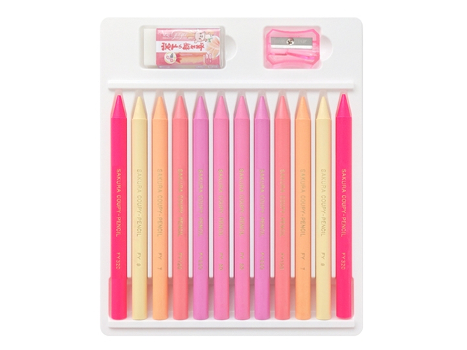 『岩下の新生姜&times;クーピーペンシル』セット内容