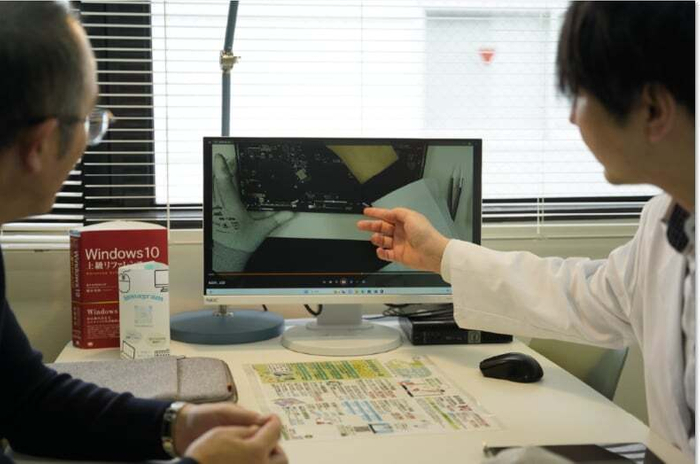 パソコン修理指導模様