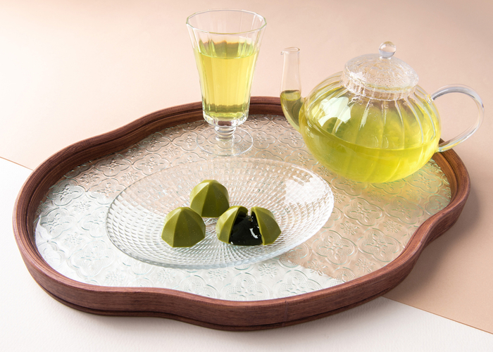 「宇治抹茶ボンボン　抹茶みつ」&times;煎茶