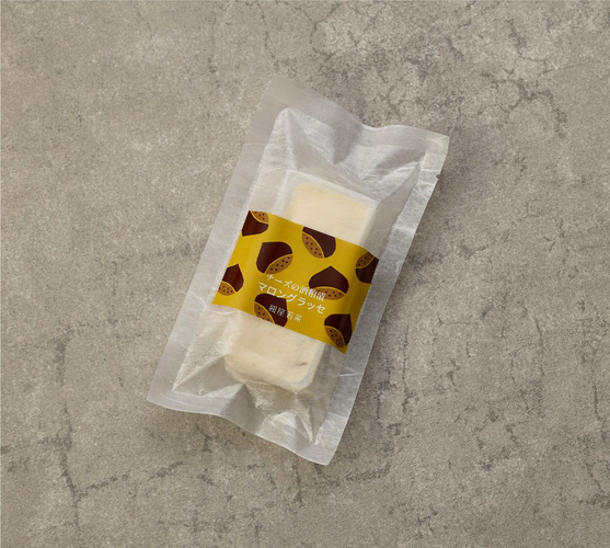 チーズの酒粕漬＜マロングラッセ＞60ｇ/680円（税込）