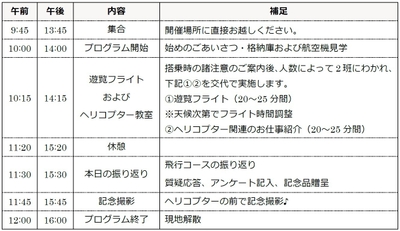 スケジュール
