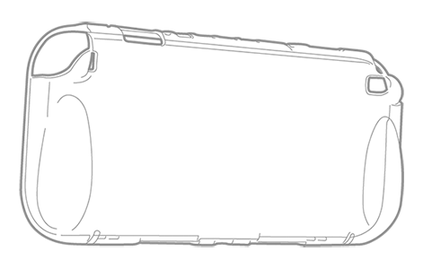 握りやすいグリップ形状