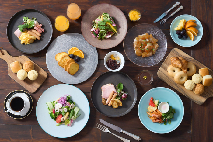 レストラン朝食ブッフェ(一例)